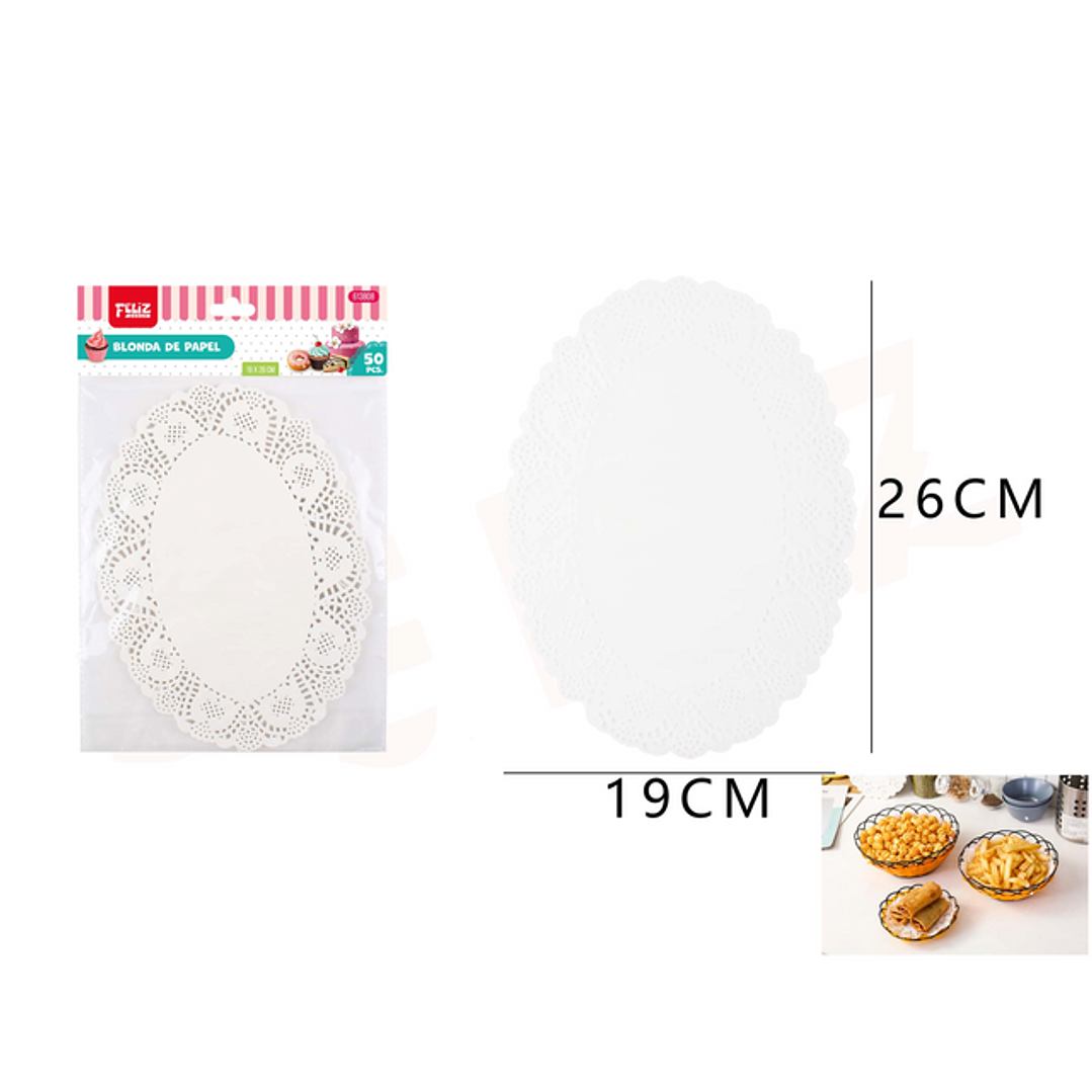 Blonda de papel 19x26 cm 1