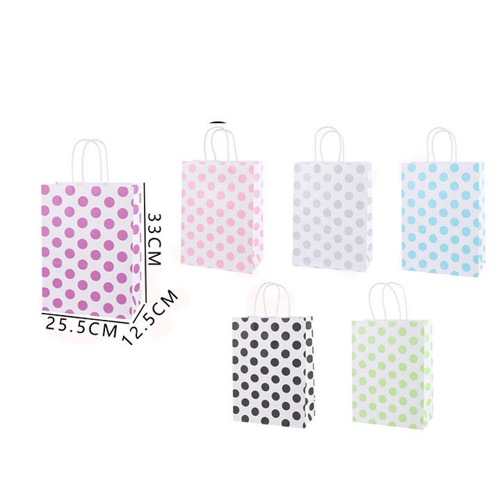 Bolsas de regalo L lunares 25.5*12.5*33 cm 1