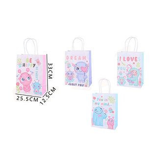 Bolsas de regalo L mounstros adorables 25.5*12.5*33cm