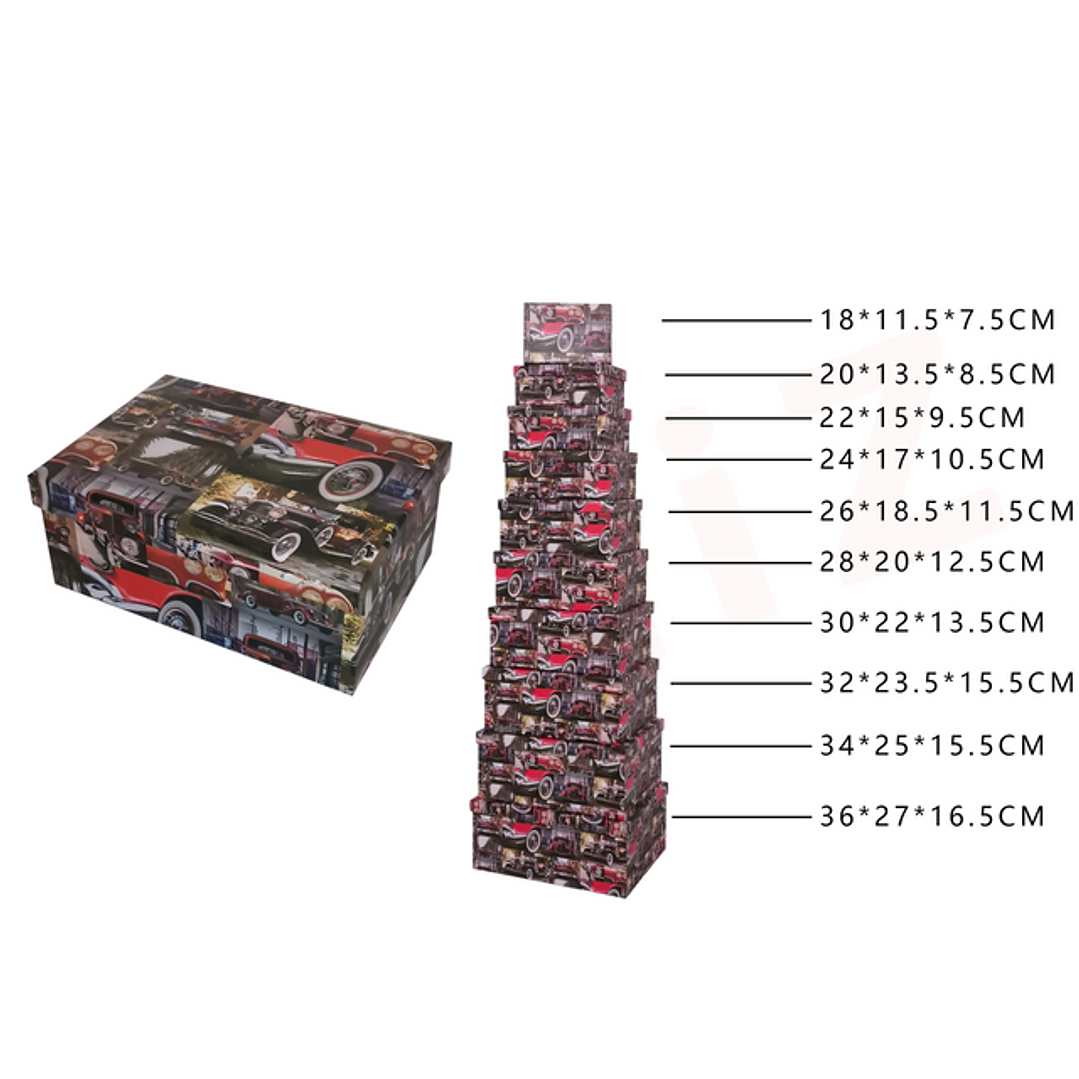 Cajas De Regalo Autos 10 Pcs 1