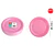Plato cartón rosado 18cm 50pcs