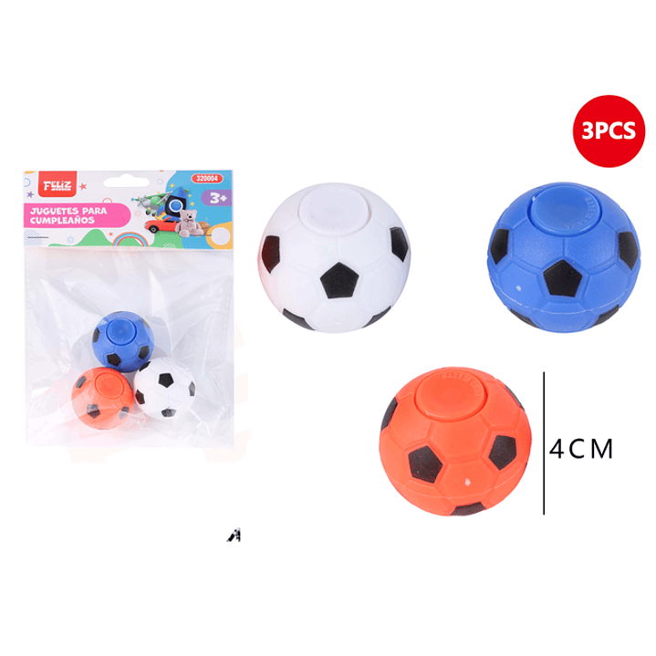 Juguetes para cumpleaños pelotas 4cm 3pcs 1