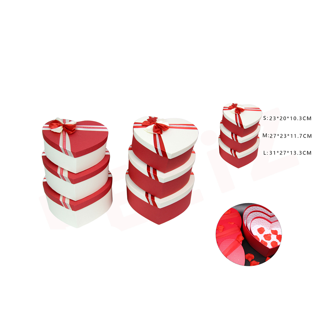 Caja de Regalo Corazon Roja Dia de La Madre 1