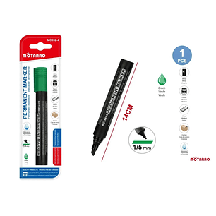 Plumón Permanente Verde 1/5mm