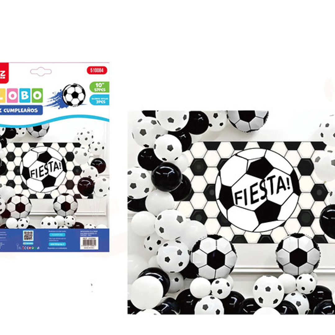 Set De Globo fútbol 57 pcs 1