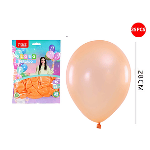 Globos Champagne perlado 28cm 25pcs
