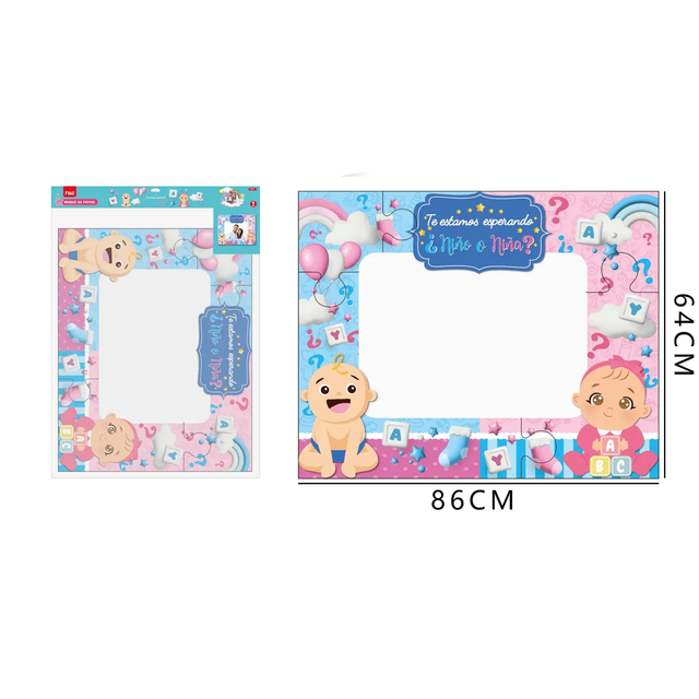 Marco de Fotos 86*64cm ¿Niña o Niño? 1
