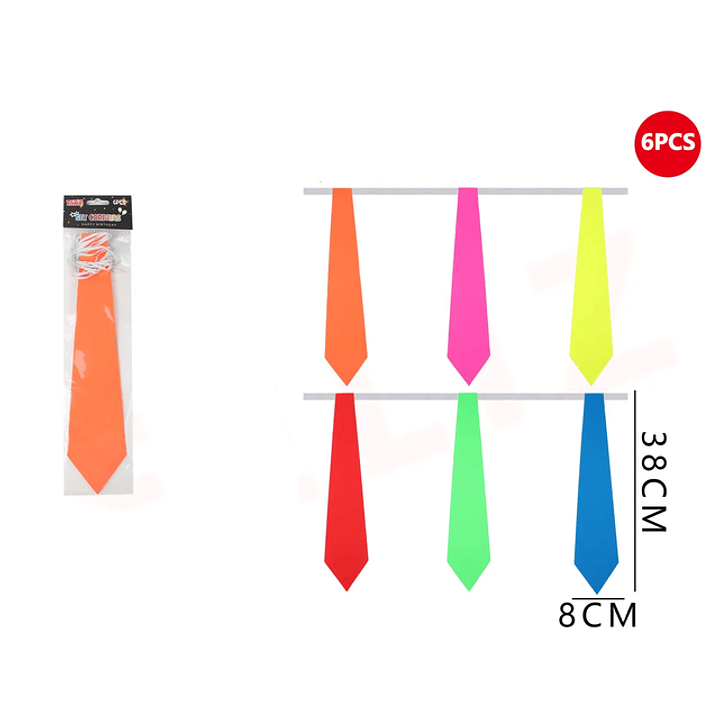 Set Corbatas 8*38cm 1