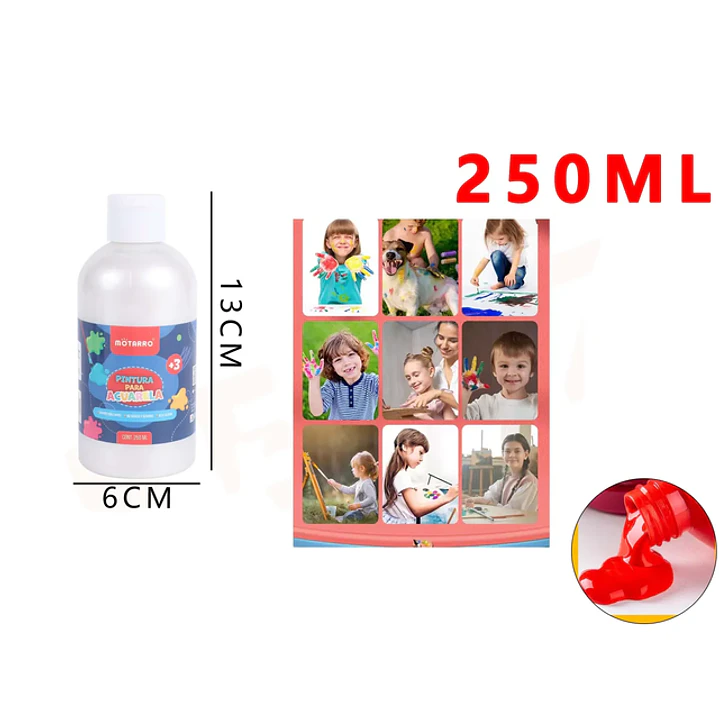 Pintura para Acuarela 13x6cm 250Ml 1