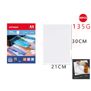 Papel Fotografico 3021Cm 20Pcs 1