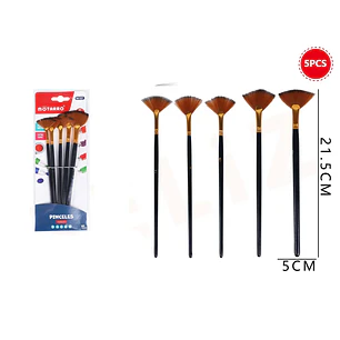 Pinceles 21.5cm 5pcs