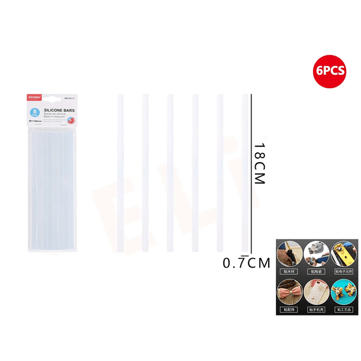 Barra de Silicona 0.7x18cm 1