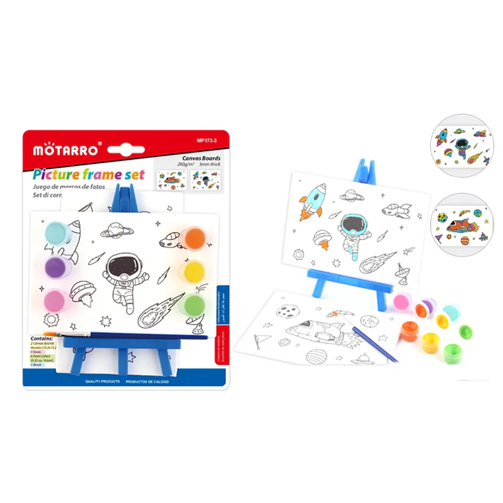 Set Pintura astronauta con soporte 1