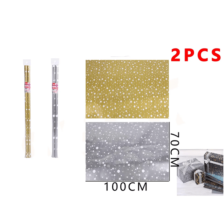 Papel de Regalo sky 100*70cm 2pcs 1