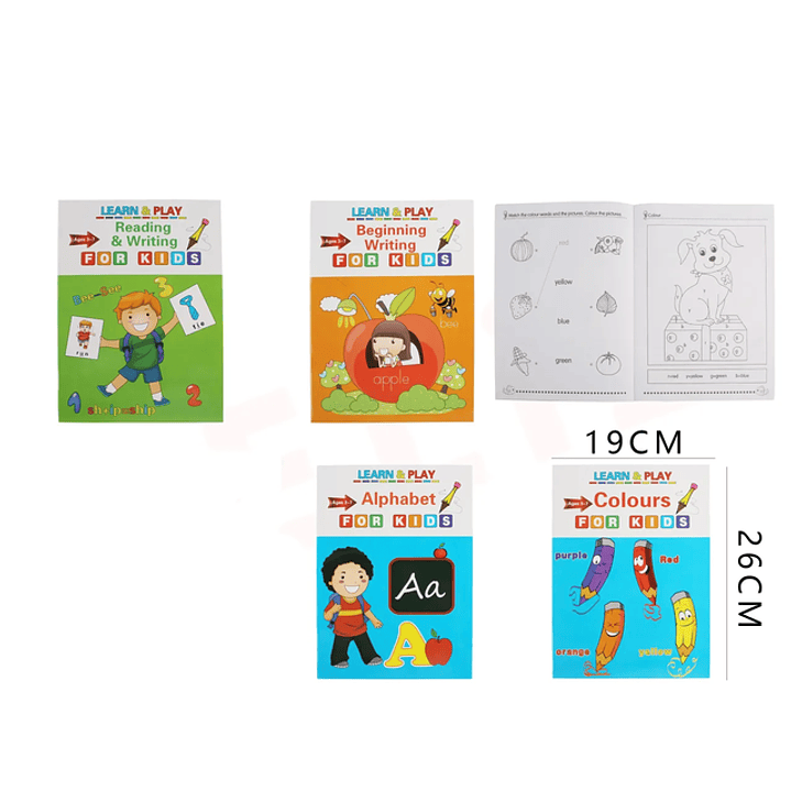 Libro para colorear infantil 25,5x25,5cm 1