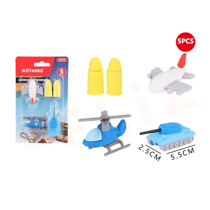 Set de Goma war 5.5x2.5cm 5pcs 1