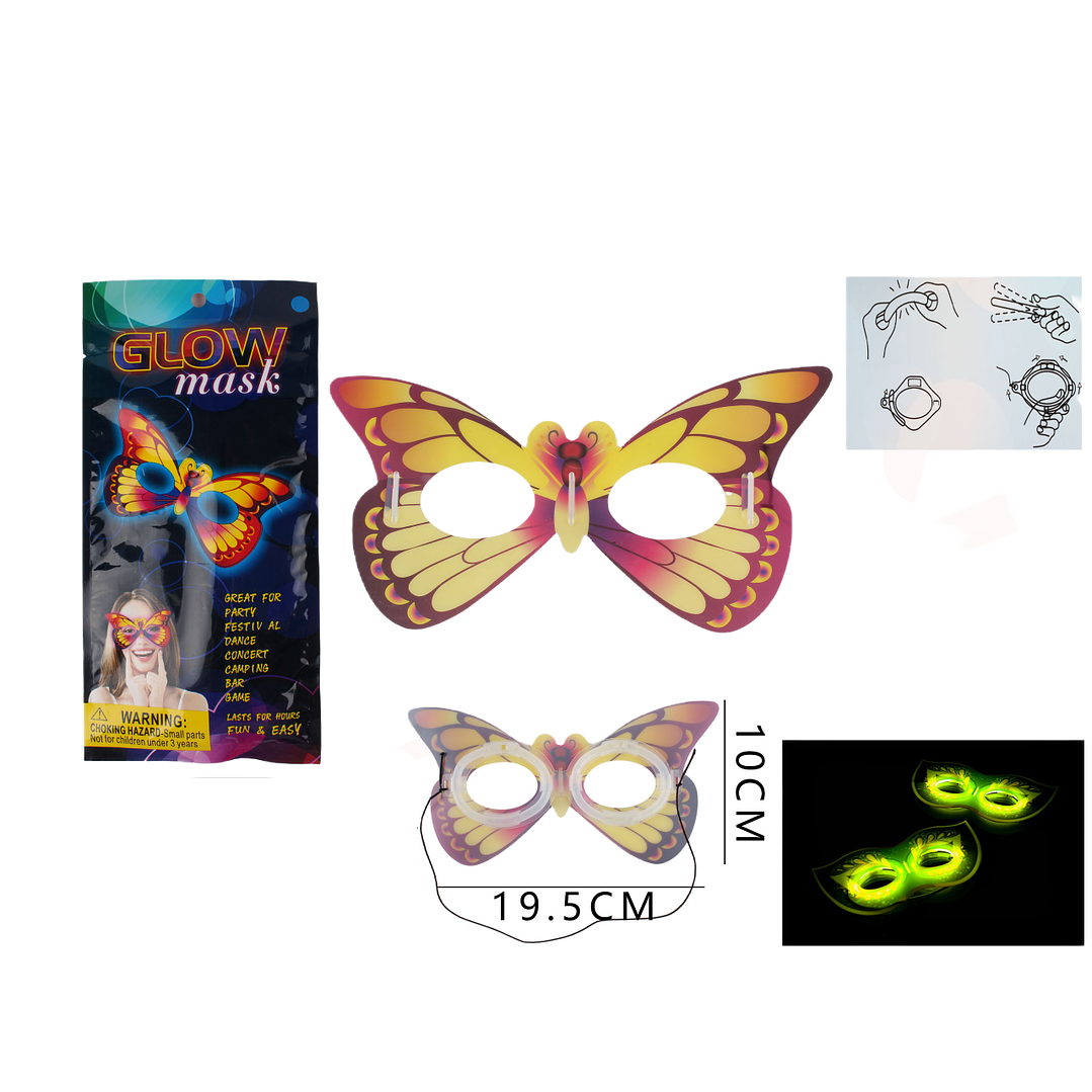 Antifaz Fluorecentes 19,5x10 cms 1