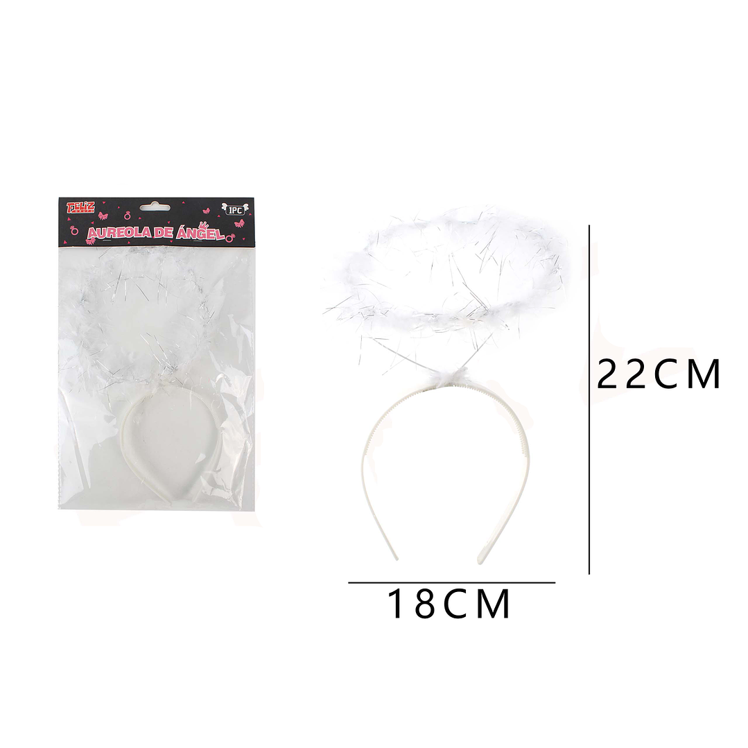 Cintillo Aureola de Ángel Blanco 1