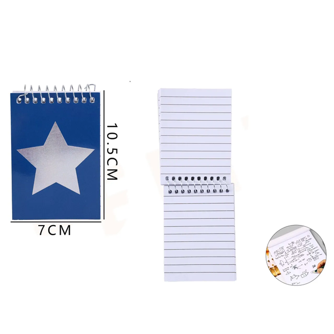 Block Estrella Lineas Horizonales 7*10.5cm A7 1