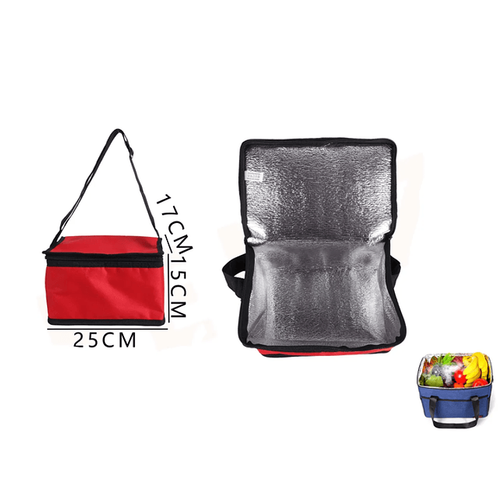 Lonchera Rojo 251517Cm 1