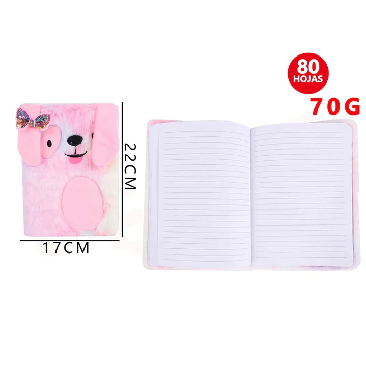 Libreta perrito 17x22cm kawaii 1