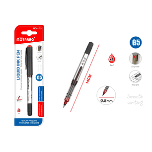 Bolígrafos gel rojo 0,5mm