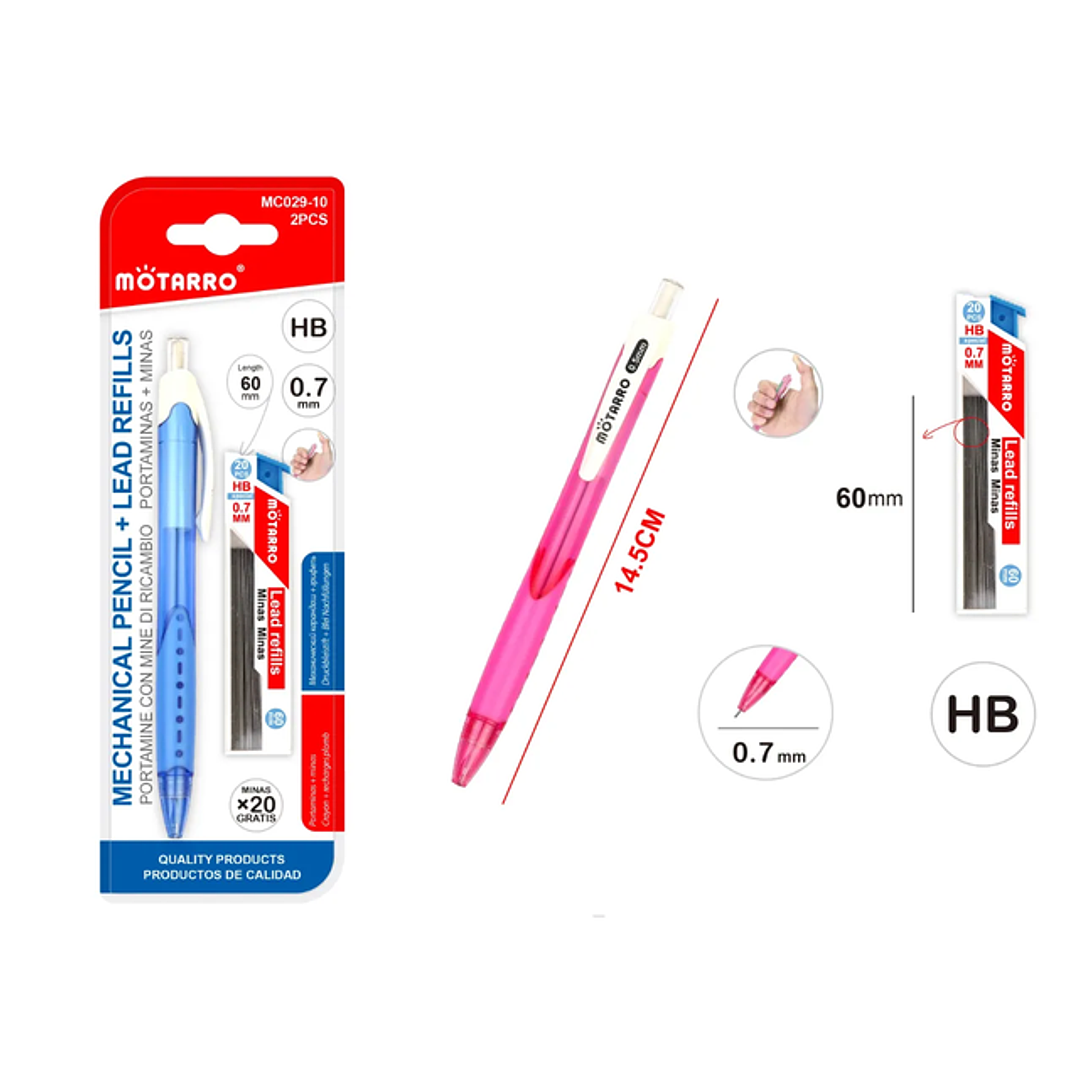 Portaminas Minas De Recarga 1