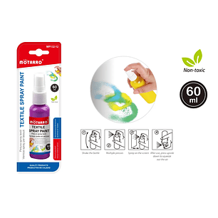 Pintura Textil En Spray Color Rosa Fuerte 60 Ml