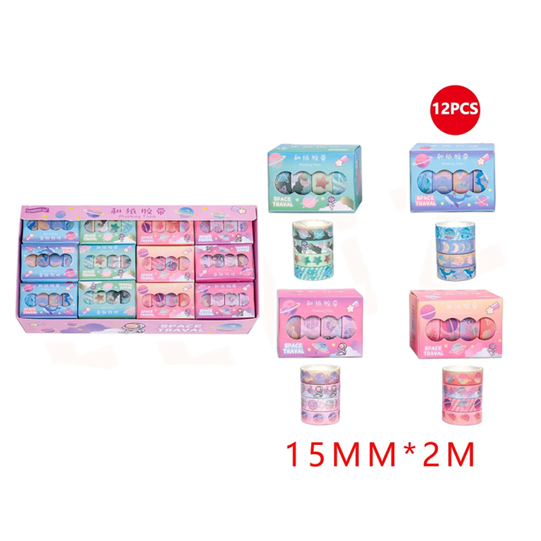 Cinta Adhesiva Scotch Universe Kawaii 1