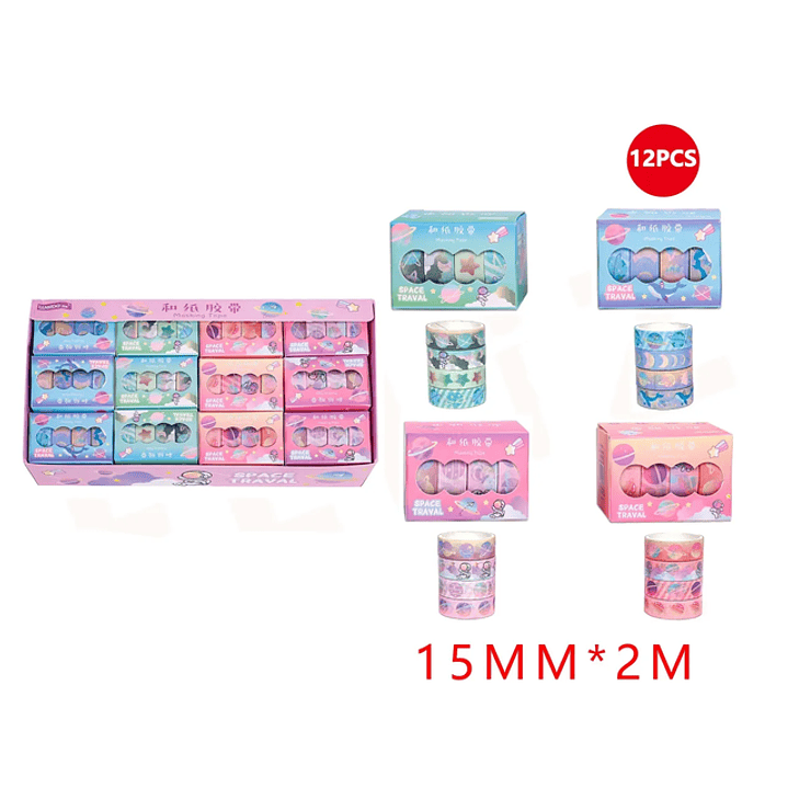 Cinta Adhesiva Scotch Universe Kawaii 1