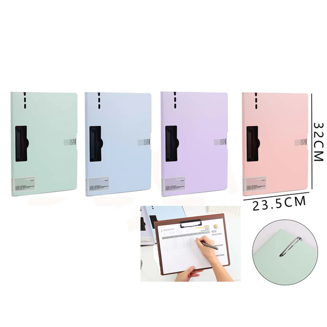 Carpeta Tablero Uso Horizontal 23.5x32Cm 1