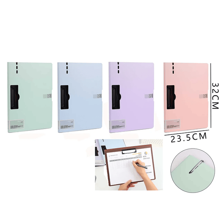 Carpeta Tablero Uso Horizontal 23.5x32Cm 1