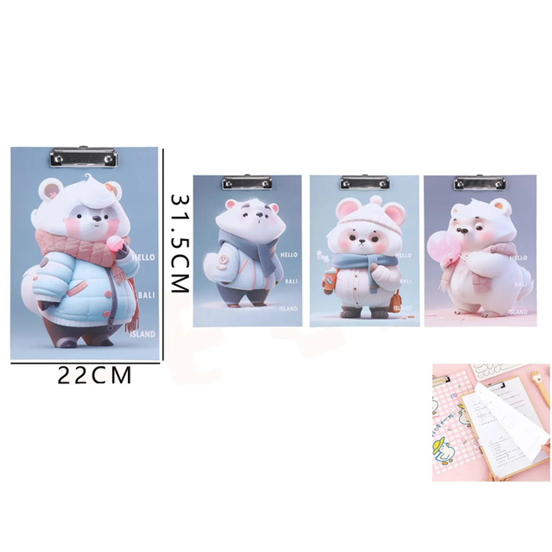 Anotador Osito 22*31.5cm A4 1