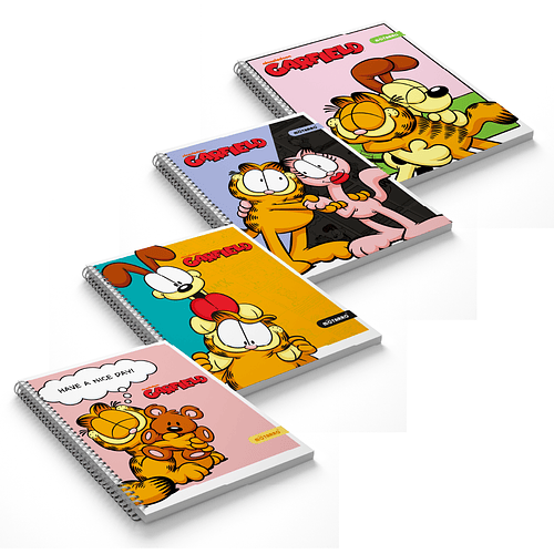 Cuaderno de Matemática Garfield y sus amigos  100Hojas