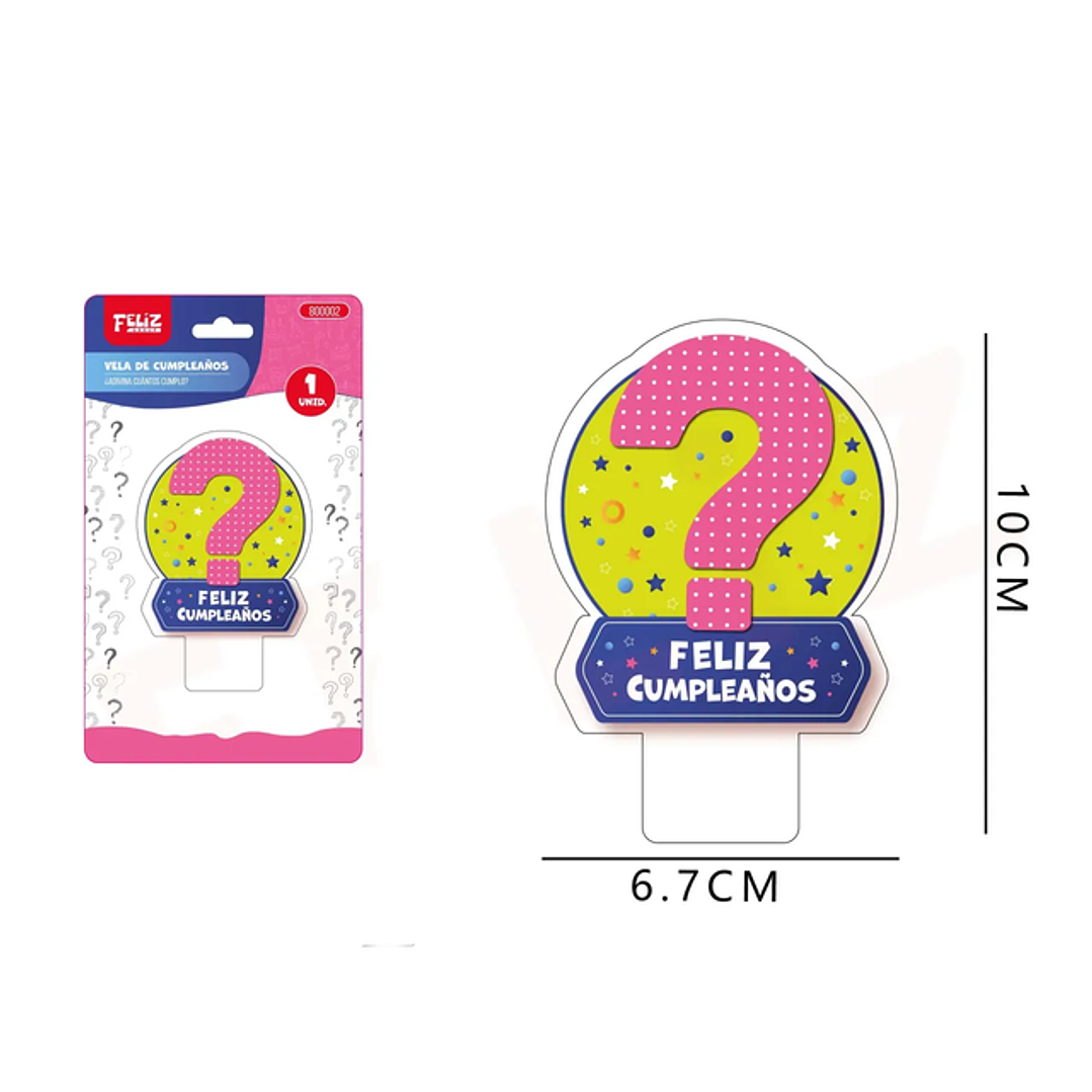 Vela de Cumpleaños Secreto 1