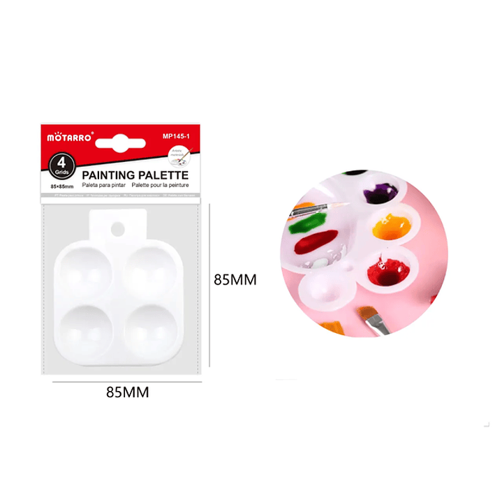 Paleta Para Pintar 4 Agujeros 8585Cm 1