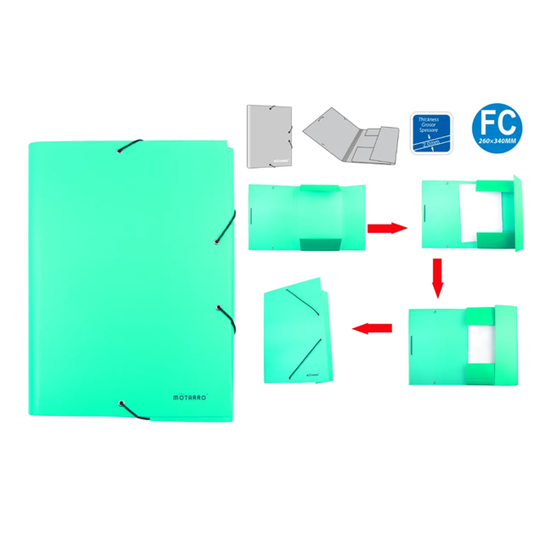 Carpera Verde con elásticos 1