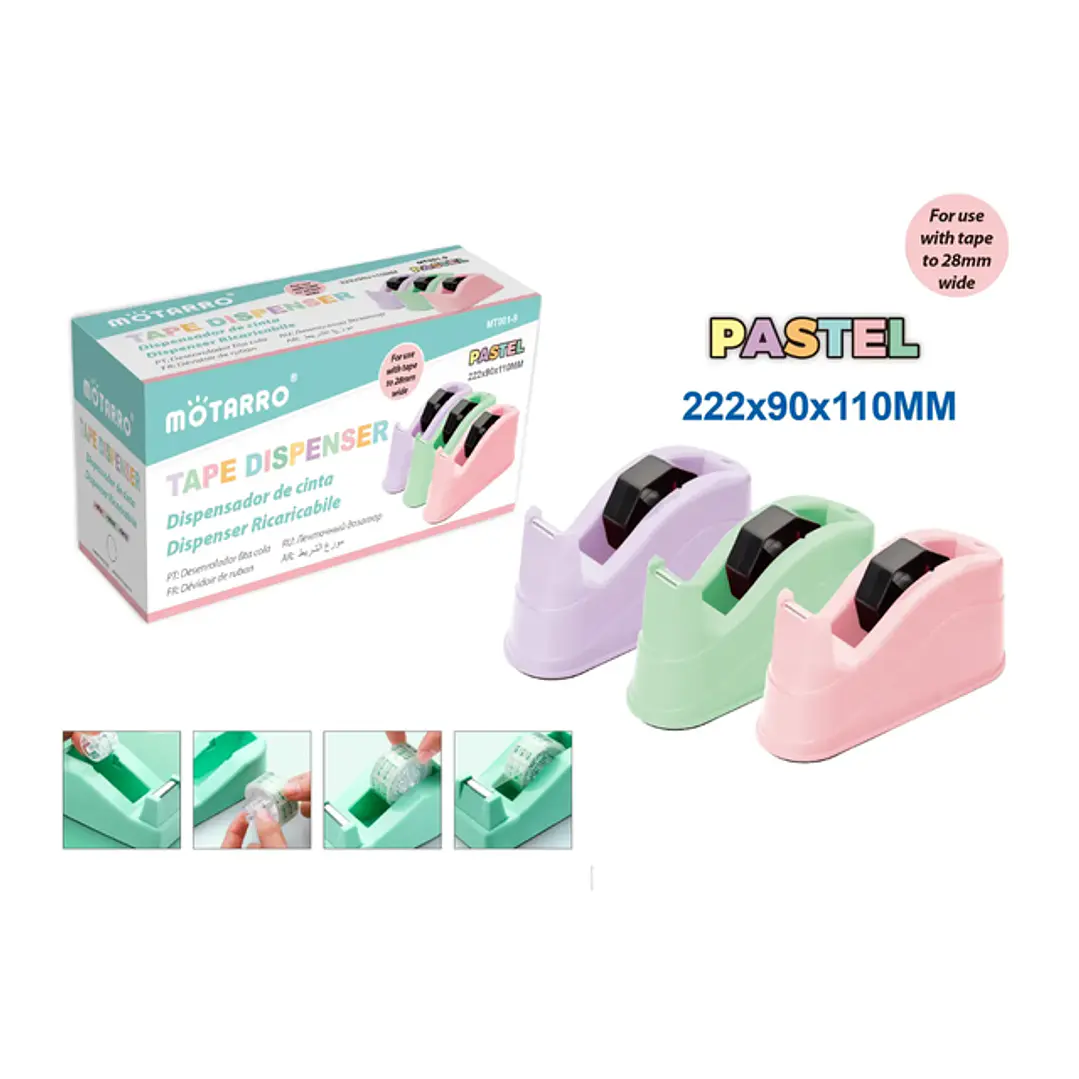 Dispensador de cinta adhesiva 222x90x110mm 1