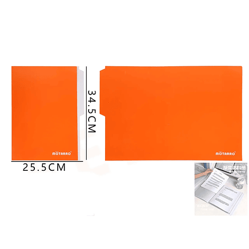 Carpeta Naranja 25.5*34.5cm