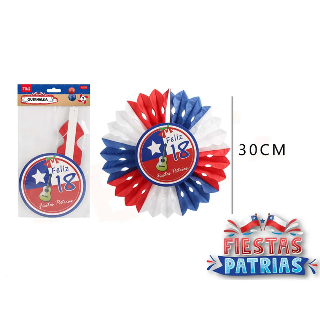 Guirnalda Con Detalle Feliz 18 30Cm 1