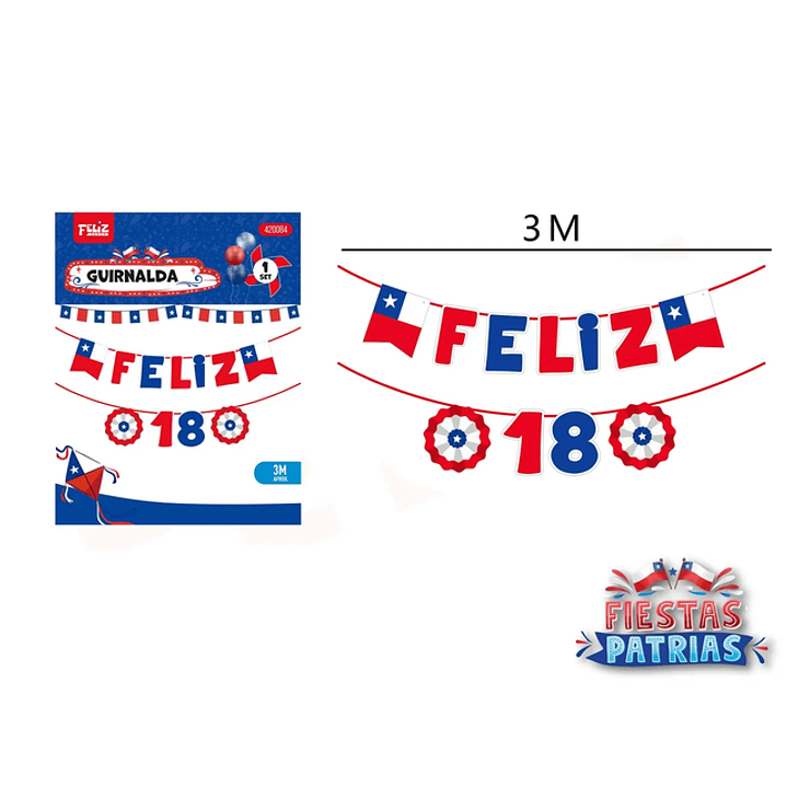 Guirnalda Feliz 18 Detalles 3M 1