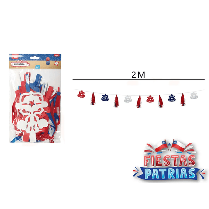 Guirnalda Con Detalles Fiestas Patrias 2M 1