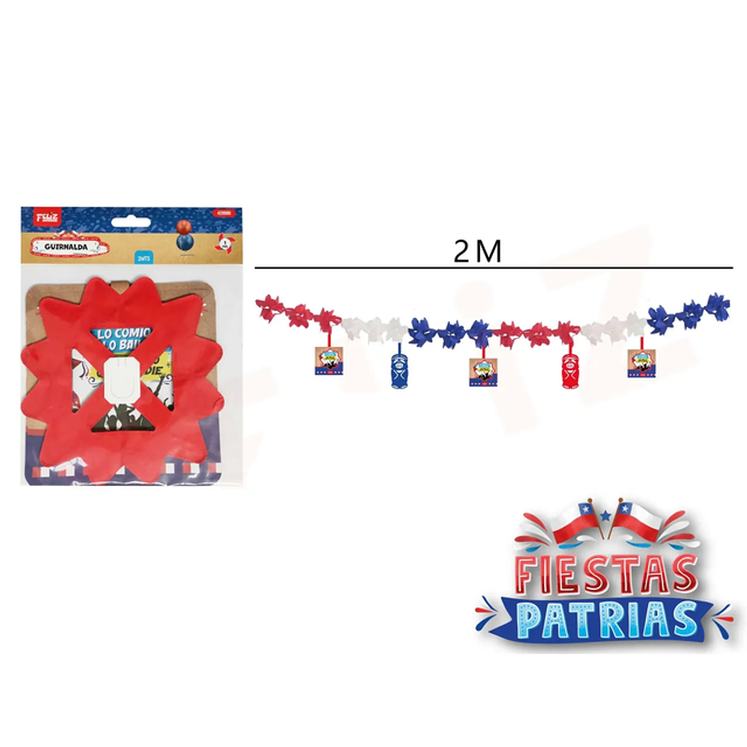 Guirnalda 2 Motivos Fiestas Patrias 2M 1