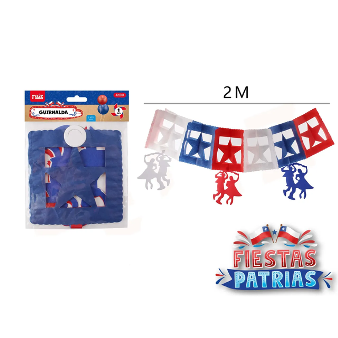 Guirnalda Cueca Fiestas Patrias 2M 1