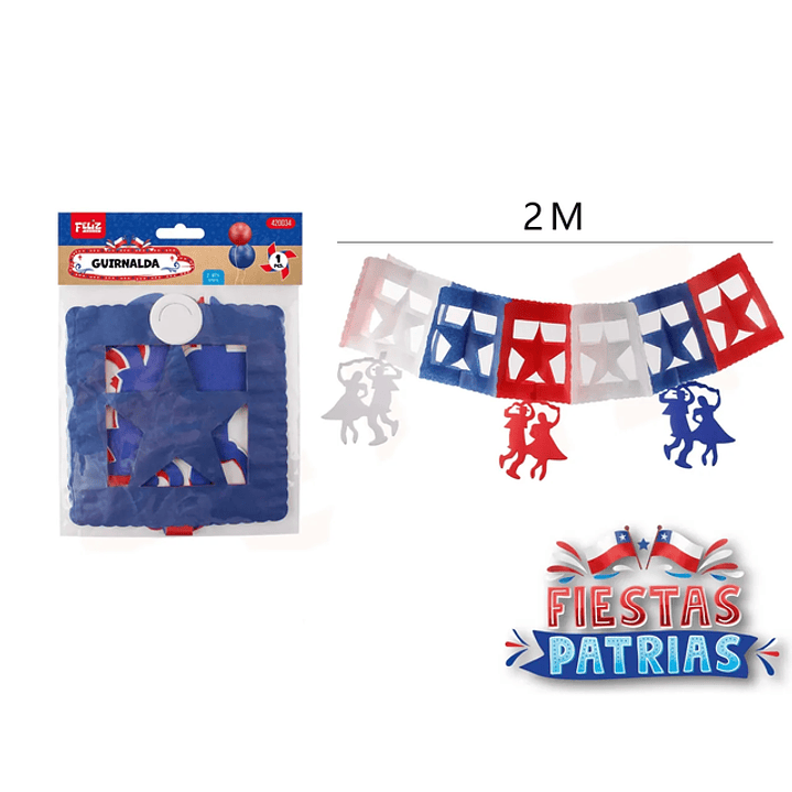 Guirnalda Cueca Fiestas Patrias 2M 1