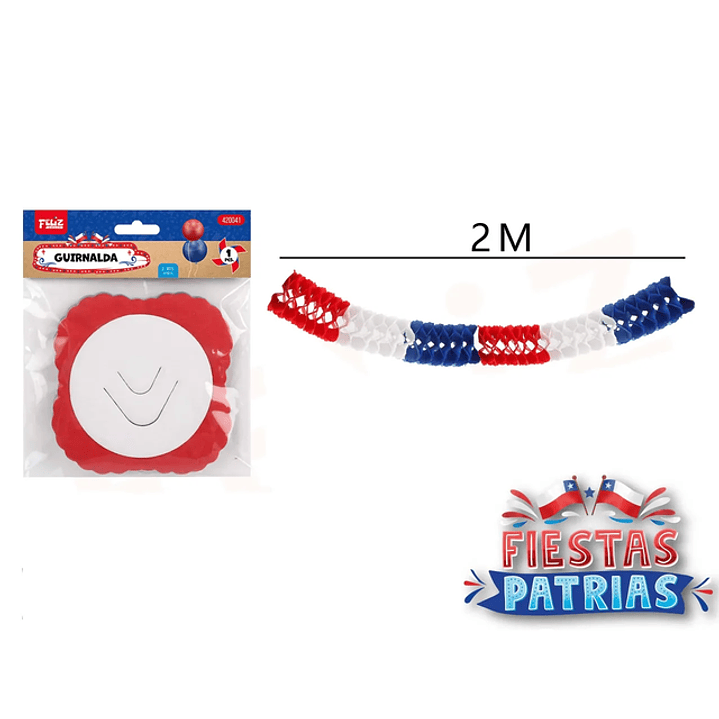 Guirnalda Acordeon Fiestas Patrias 2M 1