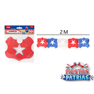 Guirnalda Escudo Tricolor Fiestas Patrias 2M 1
