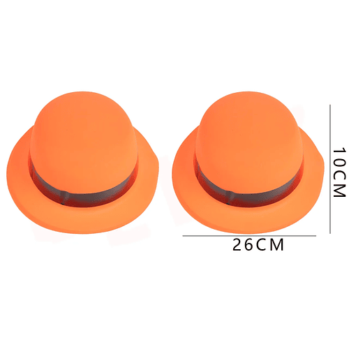 Gorro Fluor Naranja26*10cm