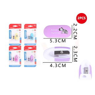 Goma De Borrar Sacapunta Animales