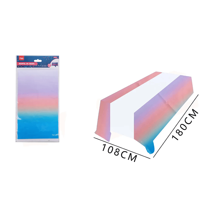 Mantel Multicolor Degrade 180*108cm 1